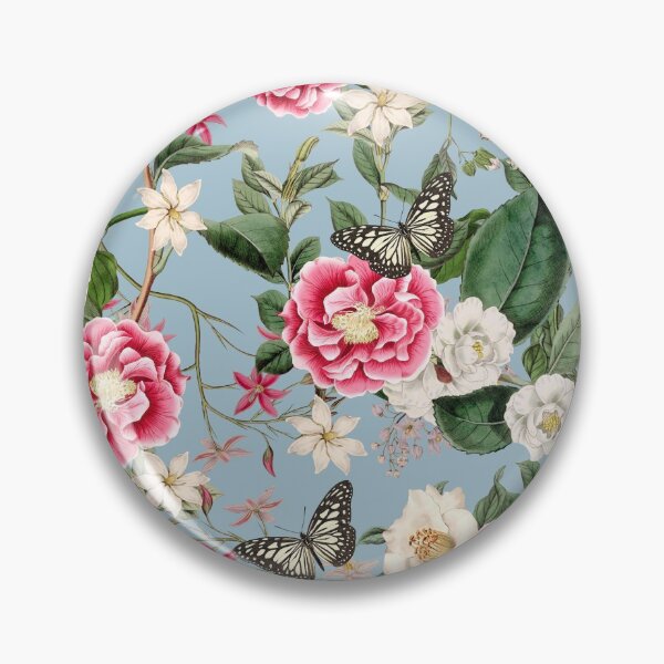 Item preview, Copy of Roses and Butterflies on Blue designed and sold by meggydesigns.
