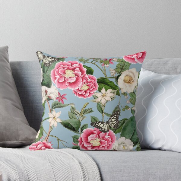 Item preview, Copy of Roses and Butterflies on Blue designed and sold by meggydesigns.