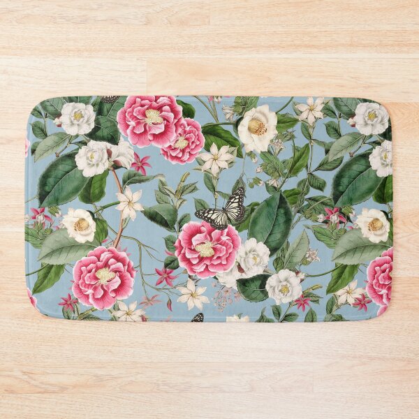 Item preview, Copy of Roses and Butterflies on Blue designed and sold by meggydesigns.