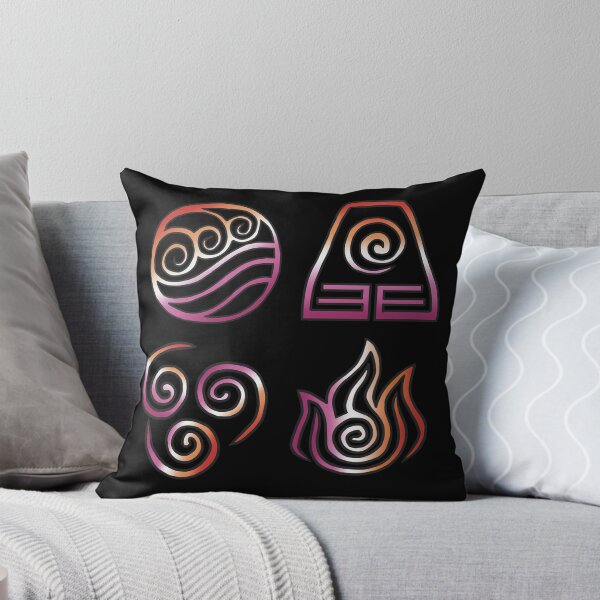 Item preview, Four Elements Lesbian Pride  designed and sold by Fandom-Finesse.