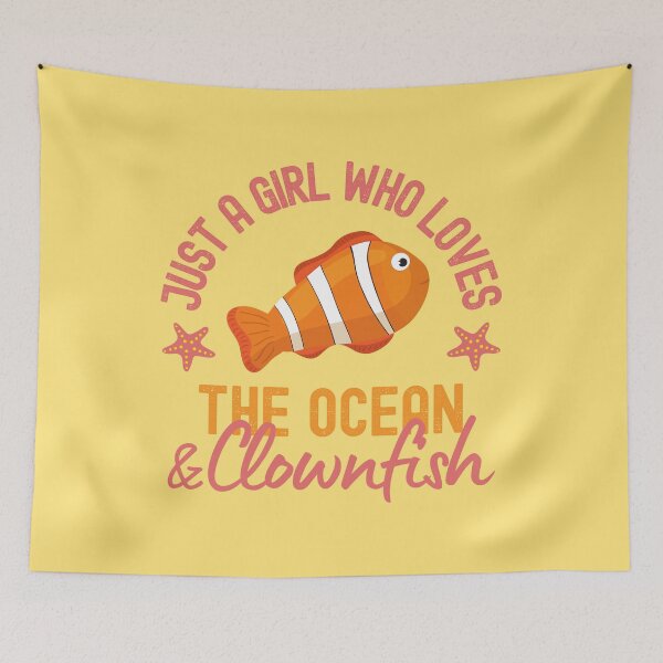 Item preview, Just A Girl Who Loves The Ocean And Clownfish designed and sold by StudioAquaLumos.