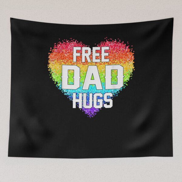Item preview, Free Dad Hugs Lgbt Pride Social Movement  designed and sold by sheilase.