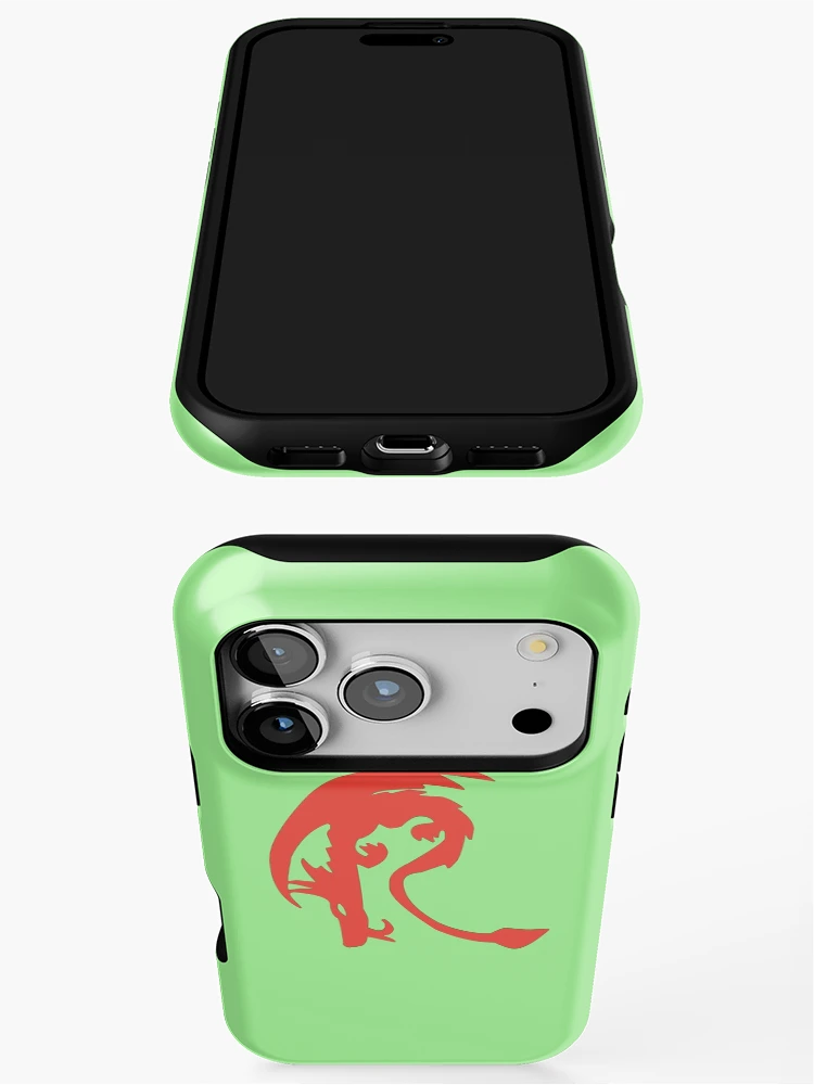Thumbnail 3 of 4, iPhone Case, Dragon Initial Monogram R designed and sold by Rajeev Singh.
