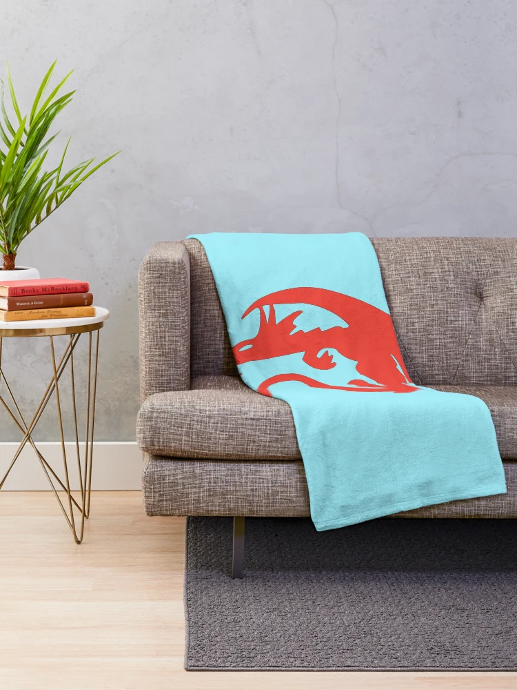 Thumbnail 2 of 6, Throw Blanket, Dragon Initial Monogram R designed and sold by Rajeev Singh.
