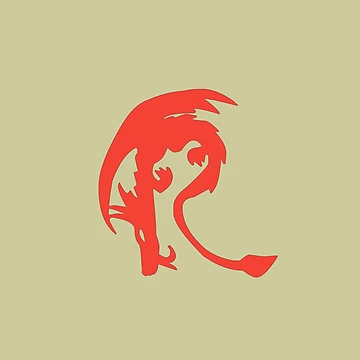 Artwork thumbnail, Dragon Initial Monogram R by Rajeev  Singh