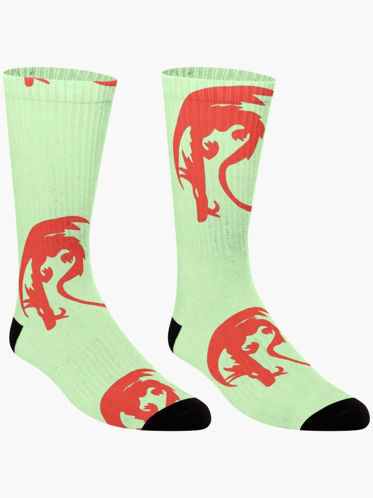 Thumbnail 3 of 5, Socks, Dragon Initial Monogram R designed and sold by Rajeev  Singh.