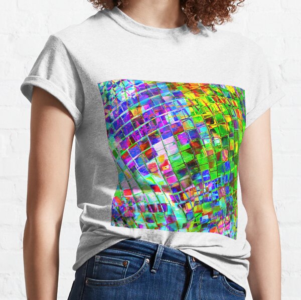Psychedelic Planet Disco Ball Classic T-Shirt
