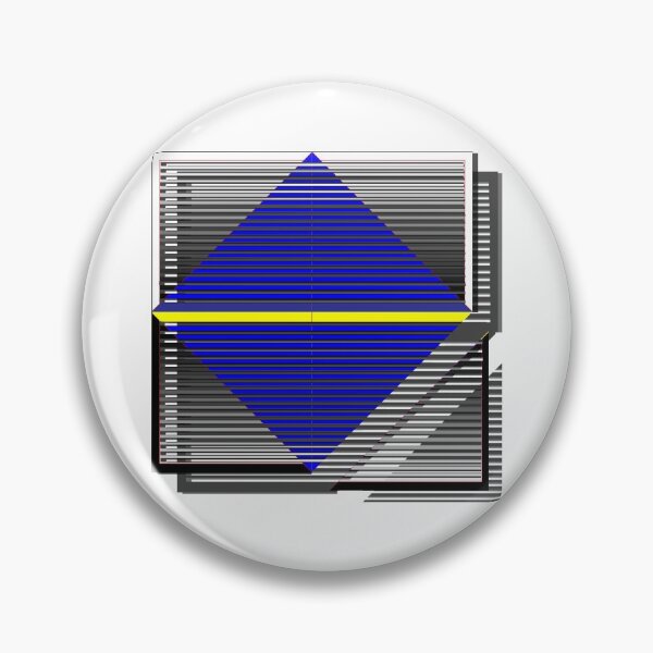 Item preview, Square, shadow, grid, (426) (blue, yellow) decorative, digital, colorful, abstract, designed and sold by Paszkan.