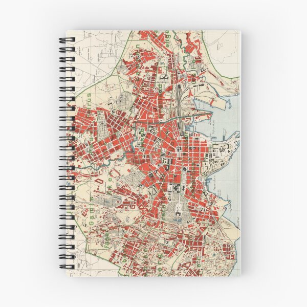 Item preview, Vintage Map of Oslo Norway (1911) designed and sold by BravuraMedia.