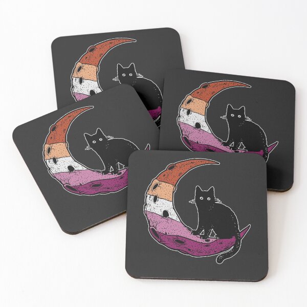 Item preview, Lesbian Cat Moon designed and sold by Clara Hollins.