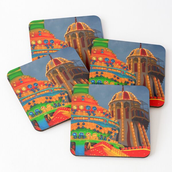 Item preview, Fairground at night designed and sold by photoslot.