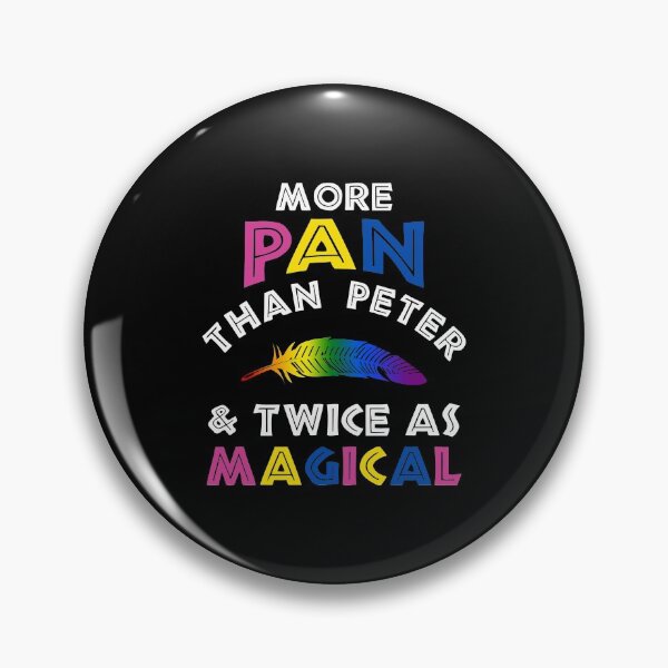 Item preview, More Pan Than Peter And Twice As Magical LGBTQ Shirt designed and sold by nutallrosario.