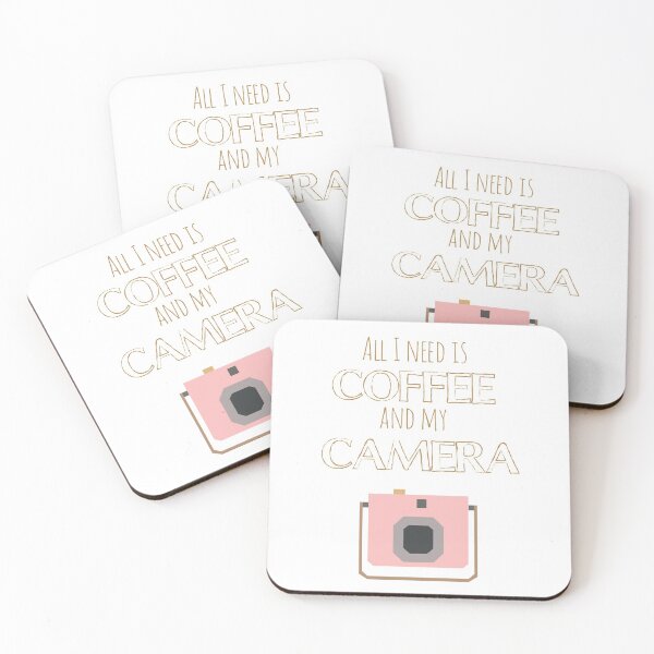 Item preview, All I need is Coffee and my Camera designed and sold by bbpatterns.