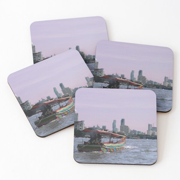 Item preview, Colourful Long Tail River Boat Bangkok  designed and sold by Vagabondlens.