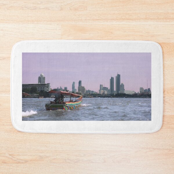 Item preview, Colourful Long Tail River Boat Bangkok  designed and sold by Vagabondlens.