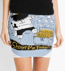 Ahoy, Pirates! Mini Skirt