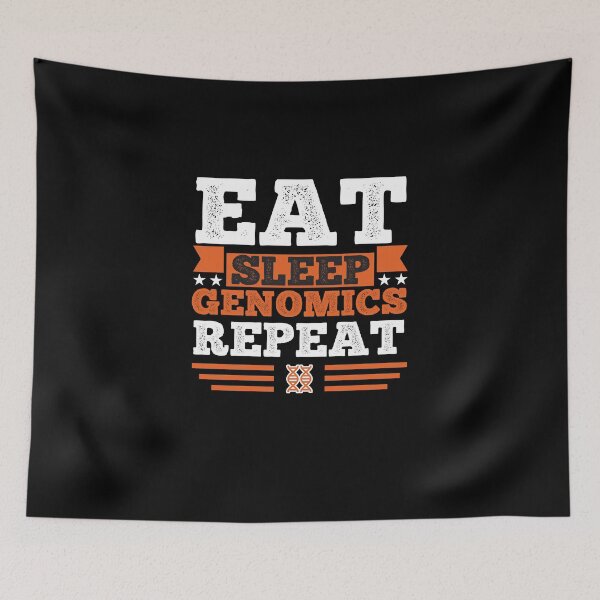 Item preview, Genomics. Eat. Sleep designed and sold by orlumbuspirate.