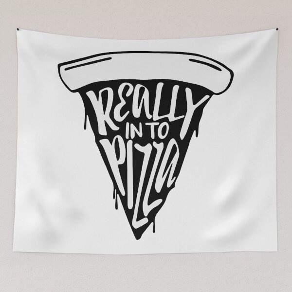 Item preview, "Really into pizza" delicious pizza slice designed and sold by TrueType.
