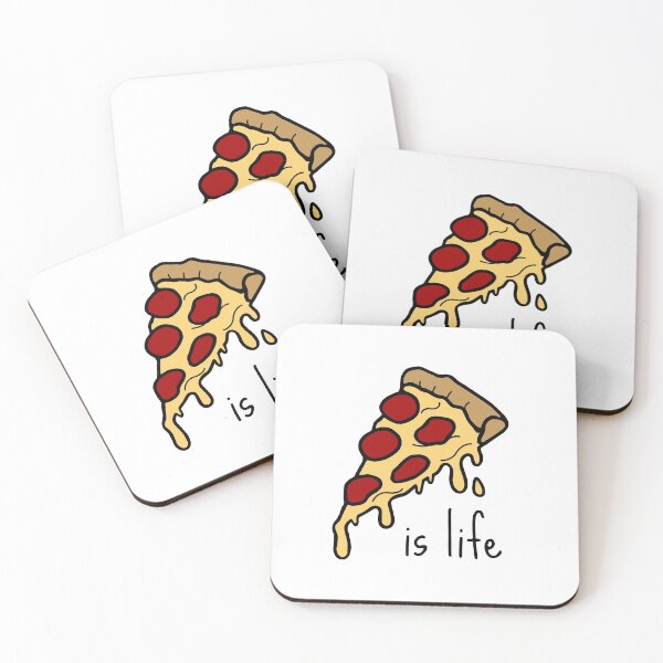 Item preview, "Pizza is life" delicious pizza slice designed and sold by TrueType.