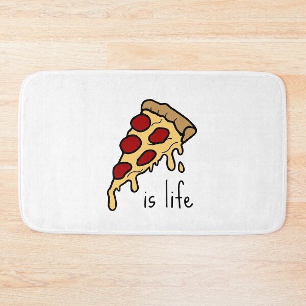 Item preview, "Pizza is life" delicious pizza slice designed and sold by TrueType.