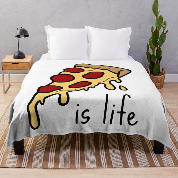 Item preview, "Pizza is life" delicious pizza slice designed and sold by TrueType.