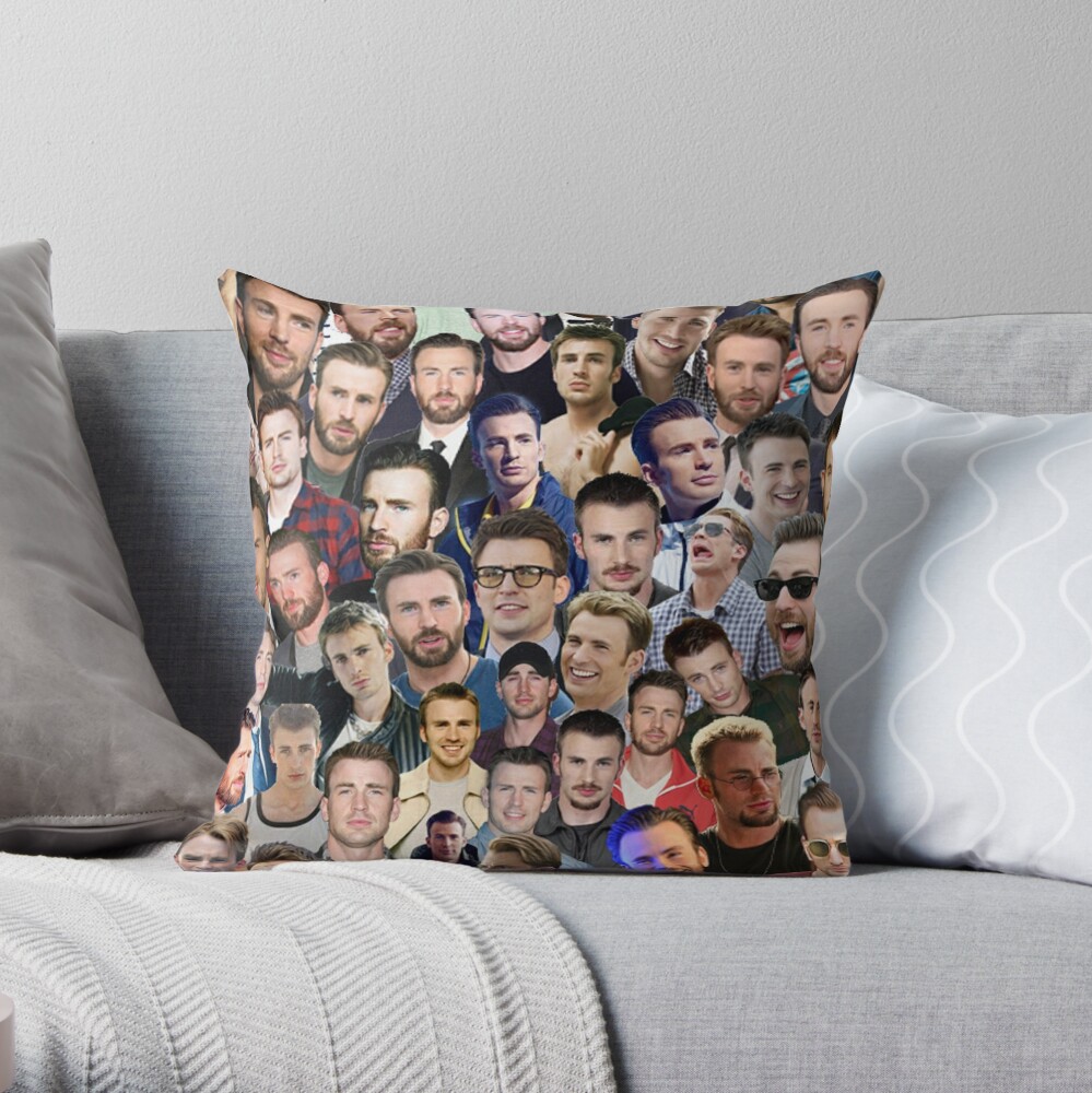 chris evans plush pillow