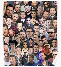 chris evans collage Poster