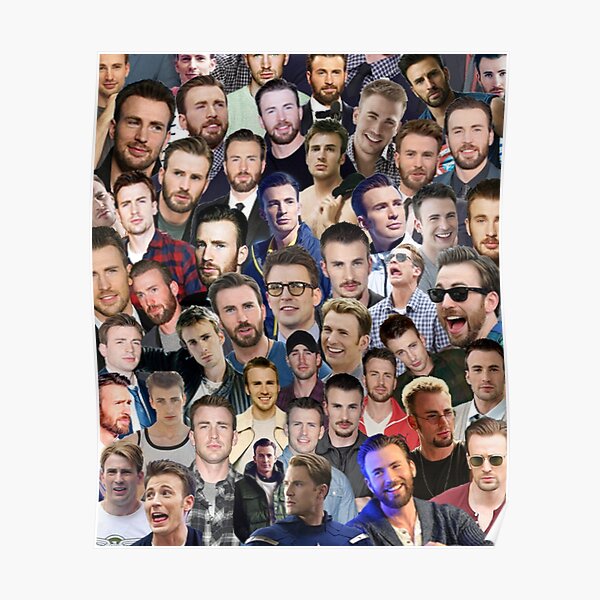 images Chris Evans Wallpaper Collage redbubble