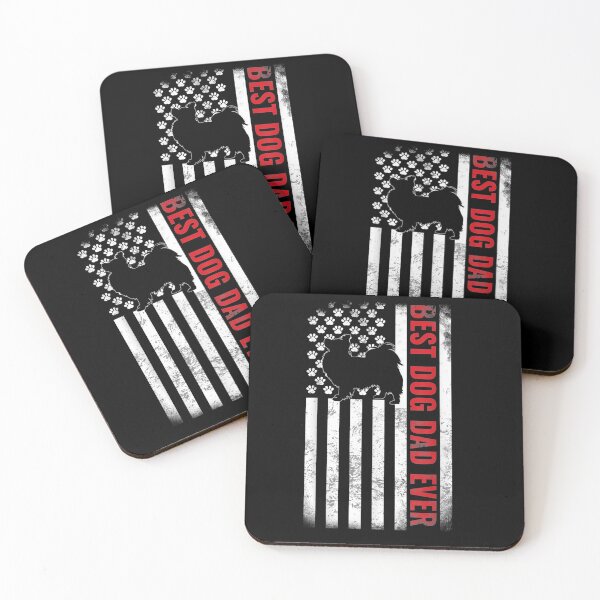 Item preview, Dogs 365 Papillon Best Dog Dad Ever American Flag Men  designed and sold by sheilase.