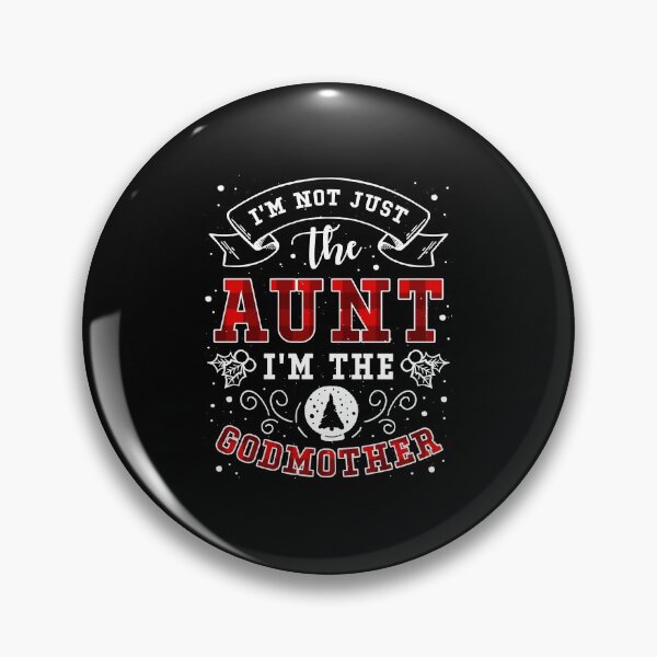 Item preview,  I'm Not Just The Aunt I'm The Godmother Auntie Plaid Graphic designed and sold by elisamarez97.