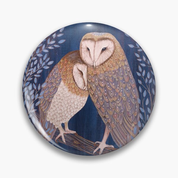 Item preview, Barn Owl Love by Rebecca Reck Art designed and sold by Rebecca Reck Art.