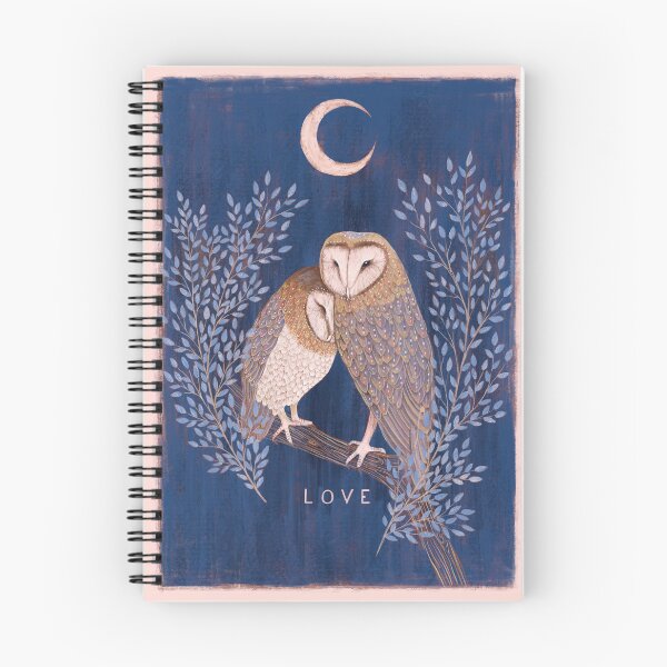 Item preview, Barn Owl Love by Rebecca Reck Art designed and sold by Rebecca Reck Art.