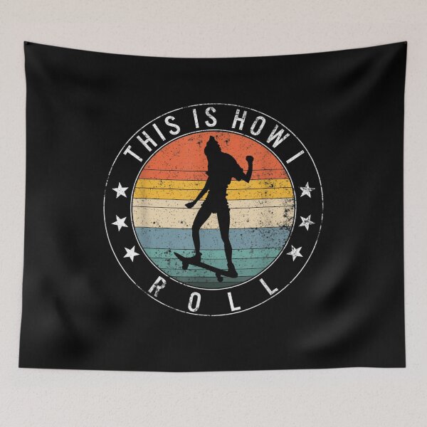 Item preview, This Is How I Roll Skateboarding Girl Skateboarder Women Her  designed and sold by sheilase.