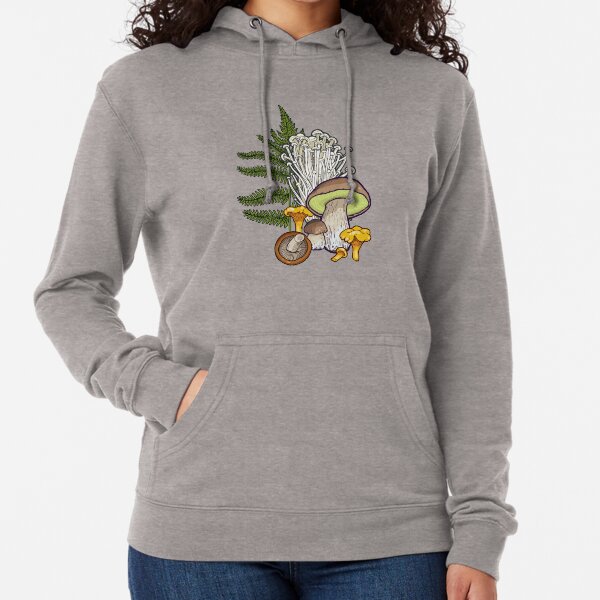 mushroom forest Lightweight Hoodie