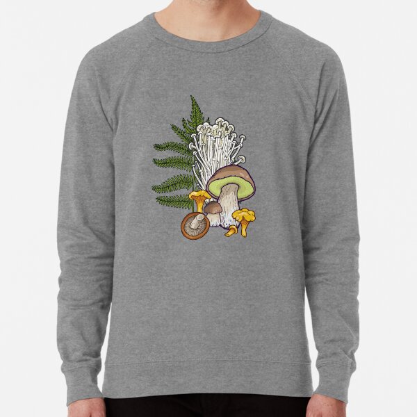 mushroom forest Lightweight Sweatshirt