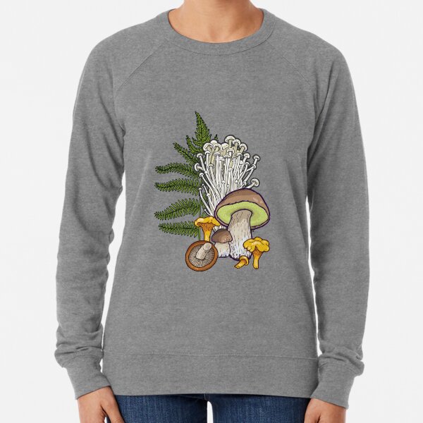 mushroom forest Lightweight Sweatshirt