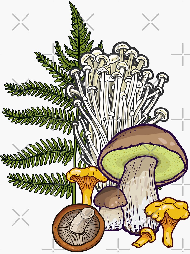 mushroom forest by smalldrawing