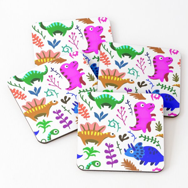 Item preview, Colorful Dinosaur Seamless Pattern, Dinosaur Seamless Pattern Design designed and sold by graphic-genie.