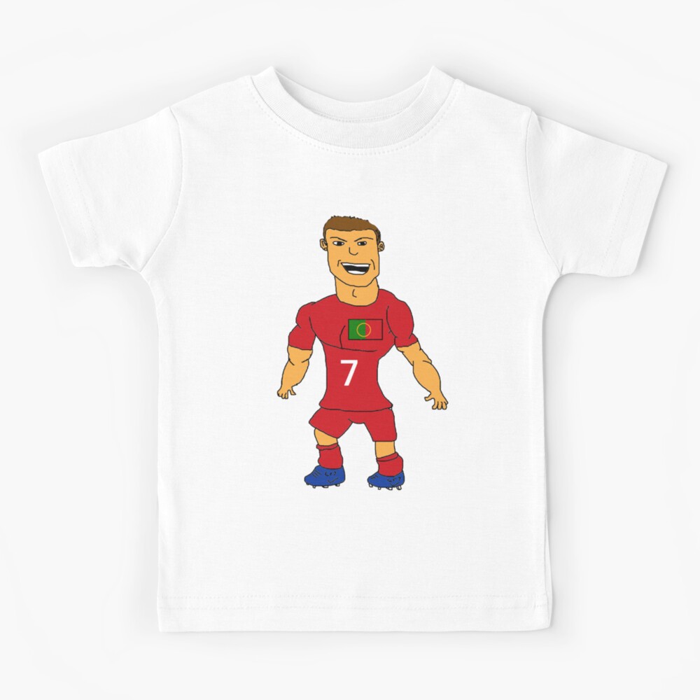 Cristiano Ronaldo Kids T-Shirt by Gull G - Pixels