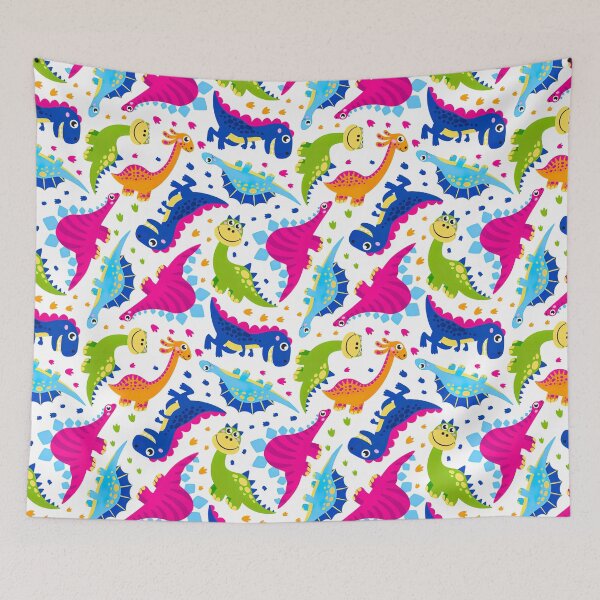 Item preview, Colorful Dinosaur Seamless Pattern, Dinosaur Seamless Pattern Design designed and sold by graphic-genie.