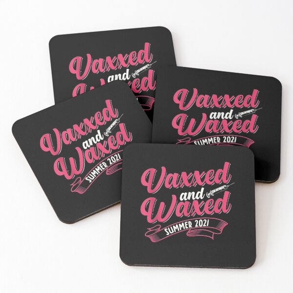 Item preview, Vaxxed and Waxed for a Funny Summer 2021 designed and sold by wilsonart91.