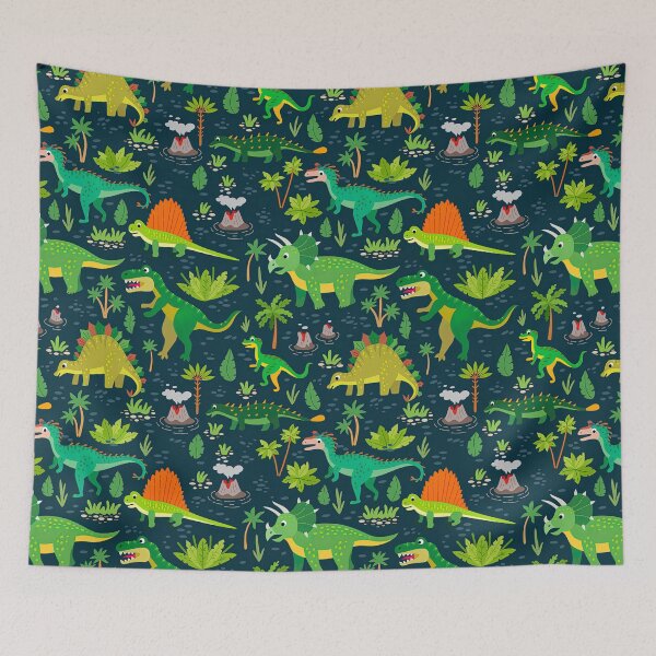 Item preview, Dinosaur Seamless Pattern, Dinosaur Seamless Pattern Design designed and sold by graphic-genie.
