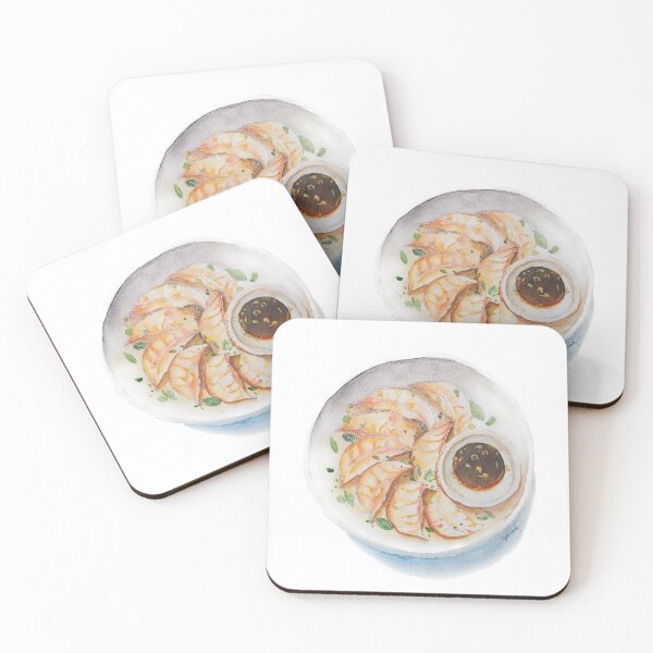 Item preview, Potstickers (Chinese Pan Fried Dumplings) Illustration designed and sold by dairiecillust.