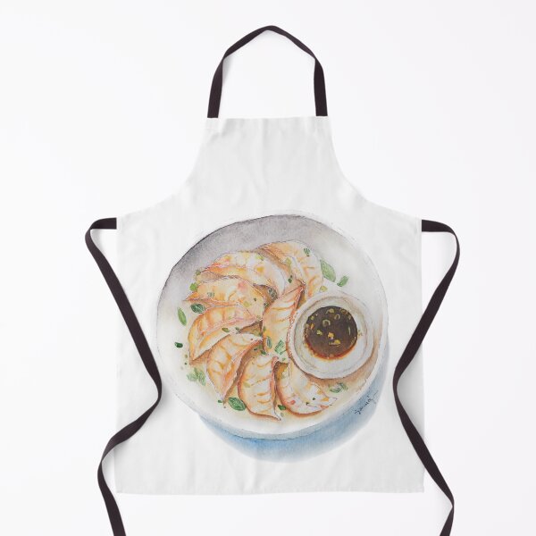 Item preview, Potstickers (Chinese Pan Fried Dumplings) Illustration designed and sold by dairiecillust.
