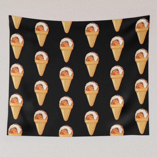 Item preview, THE ENTIRE FAST FOOD COLLECTION - SCOTCH EGG ICE CREAM - funny ice cream designs designed and sold by Iskybibblle.