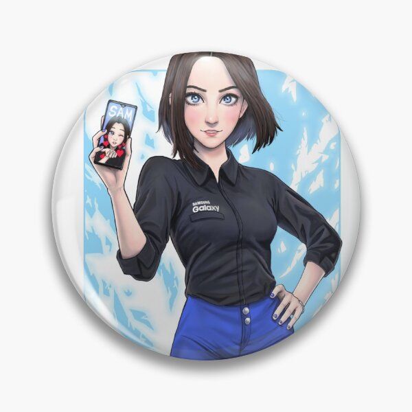 Item preview, Samsung virtual assistant Sam fanart designed and sold by Oyenpaws.