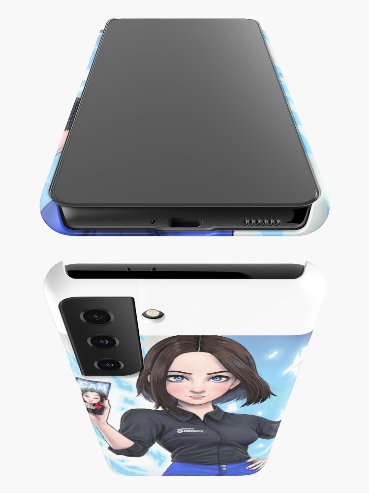 Samsung virtual assistant Sam fanart Art Board Print for Sale by Oyenpaws