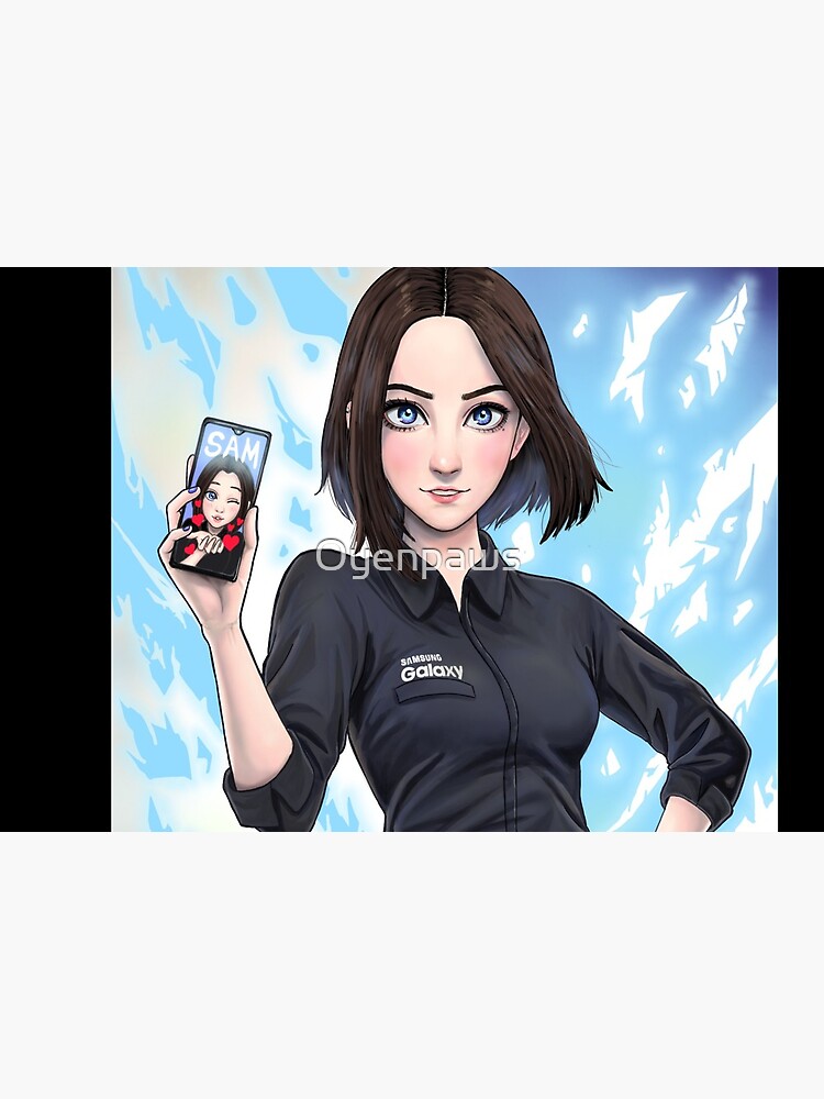 Samsung virtual assistant Sam fanart | Sticker