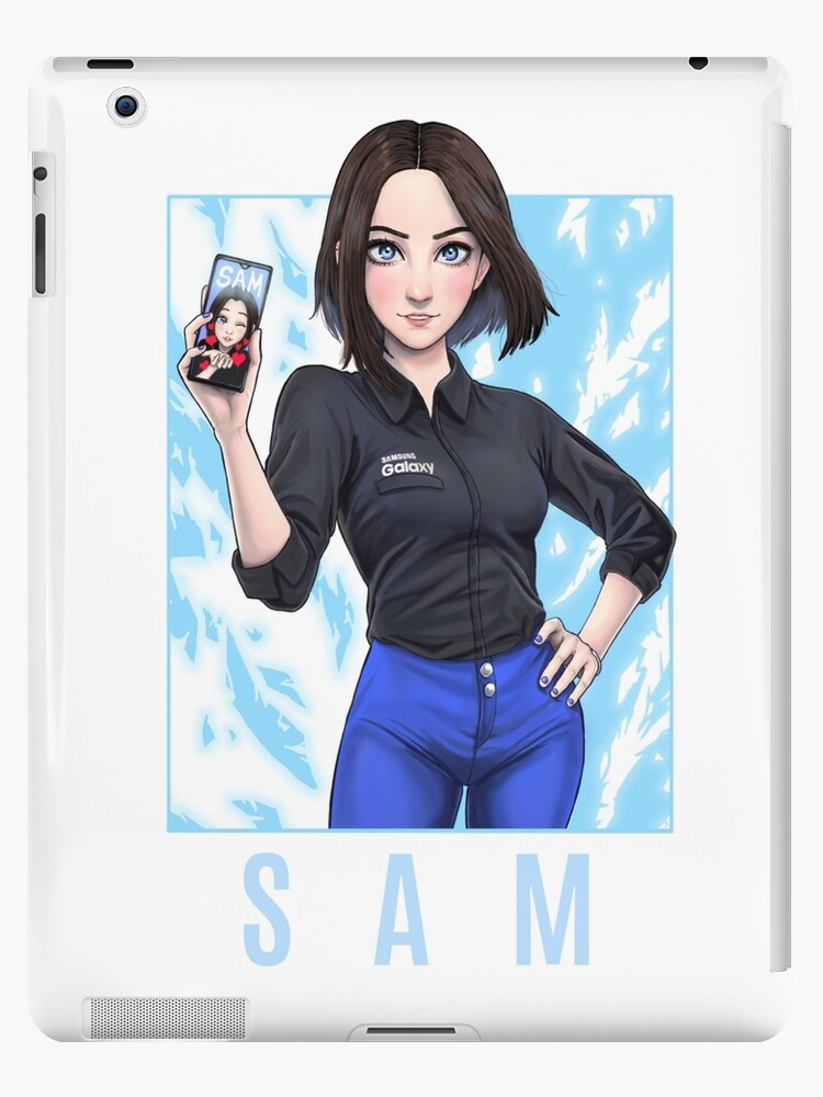 Samsung virtual assistant Sam fanart | iPad Case & Skin