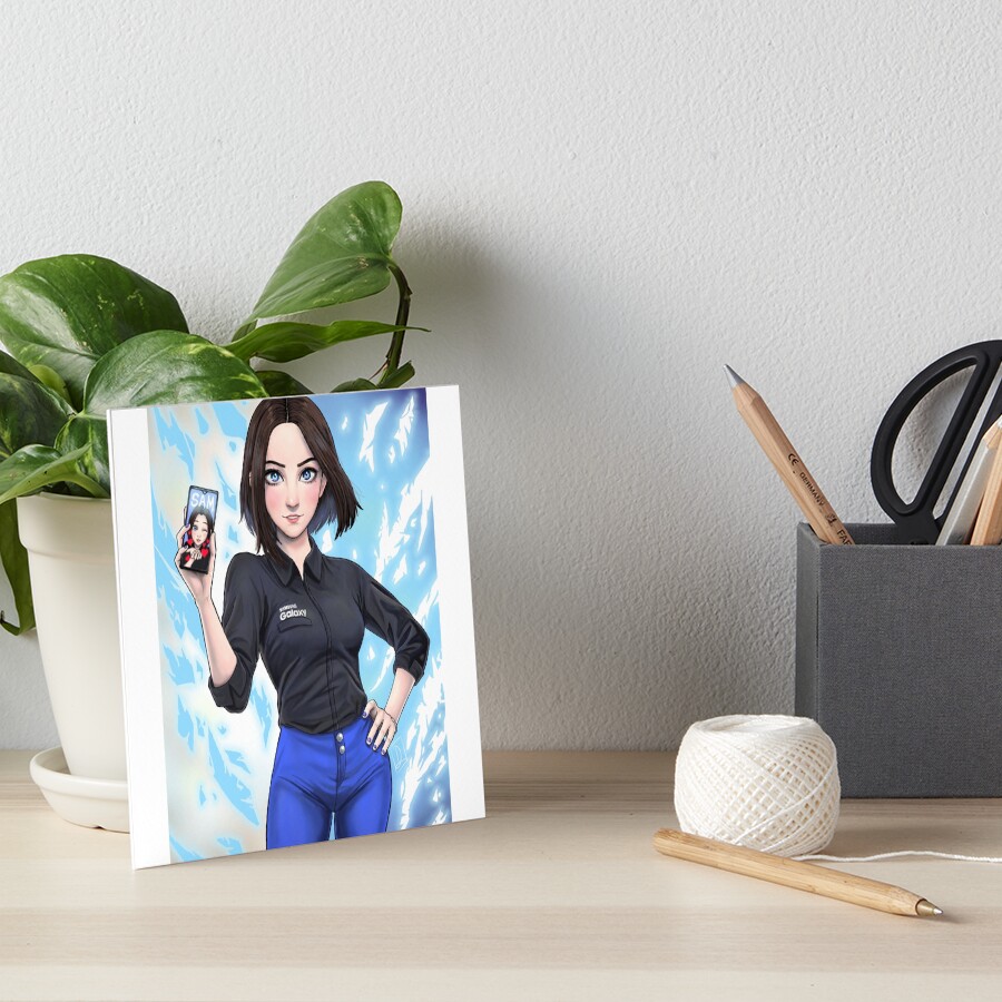 Samsung virtual assistant Sam fanart | iPad Case & Skin